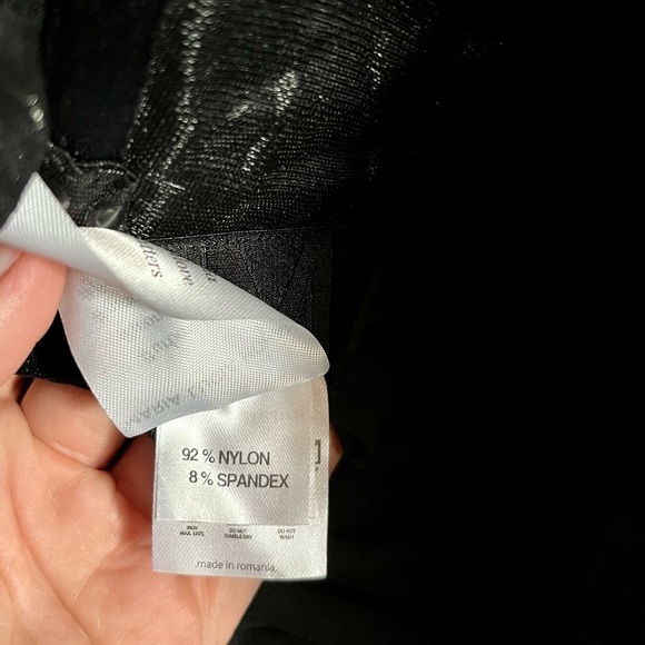 Nwt Maria Lucia Hohan Venus Strapless Metallic Plisse Midi Dress - Size 8 - Picture 15 of 16